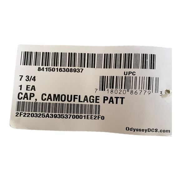 Military Issued One Size Army Patrol Cap Green Camouflage Tactical Gear NWT - Picture 5 of 5